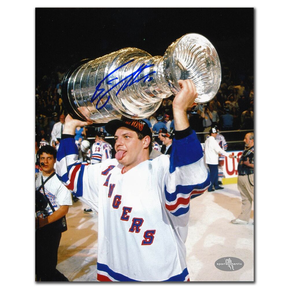 Esa Tikkanen New York Rangers 1994 Stanely Cup Autographed 8x10