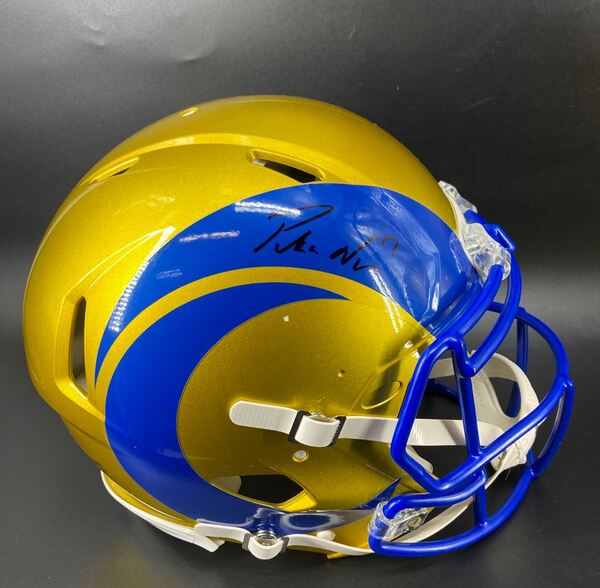 NFL - Rams Puka Nacua Signed Authentic Flash Speed Helmet