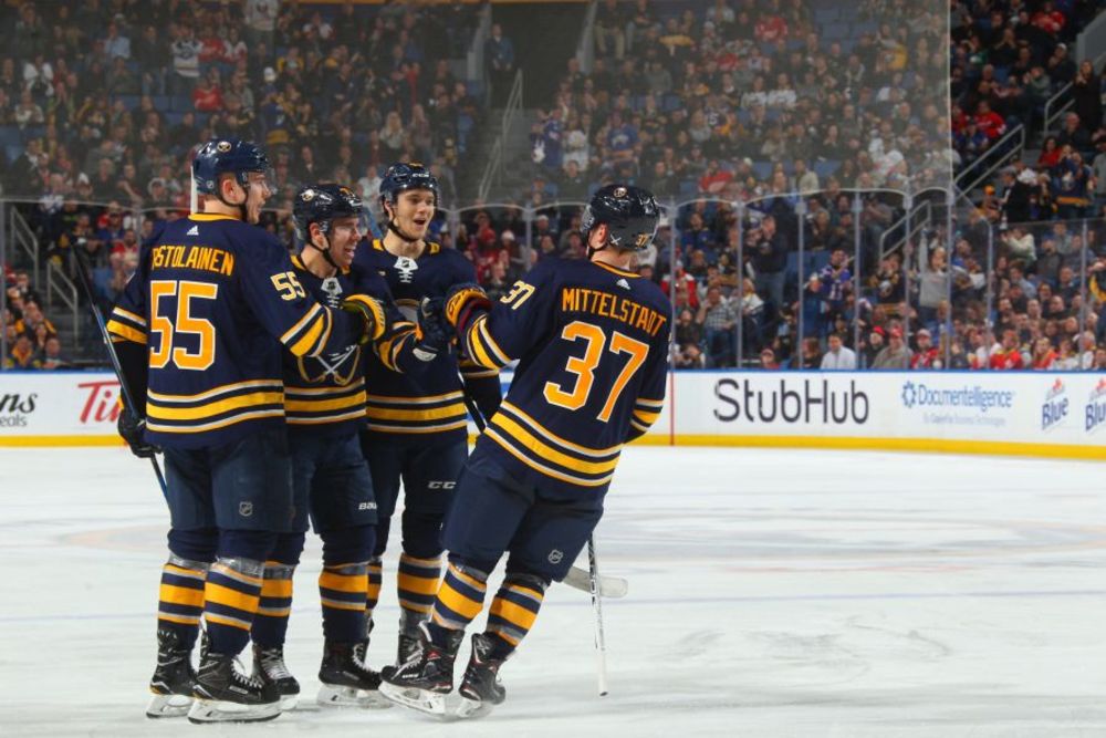 Buffalo Sabres vs. Carolina Hurricanes 2-7-19, Sec 116, Row 1 Seats 17 & 18