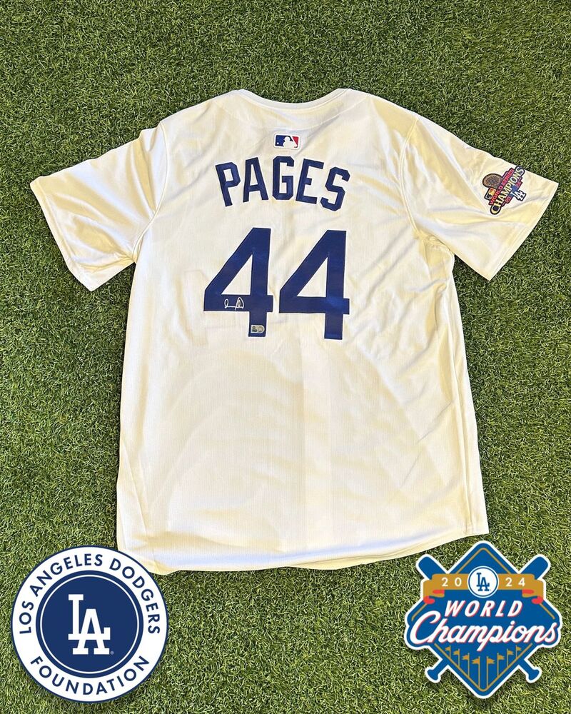 2025 Andy Pages Autographed and Authenticated Jersey - Size L