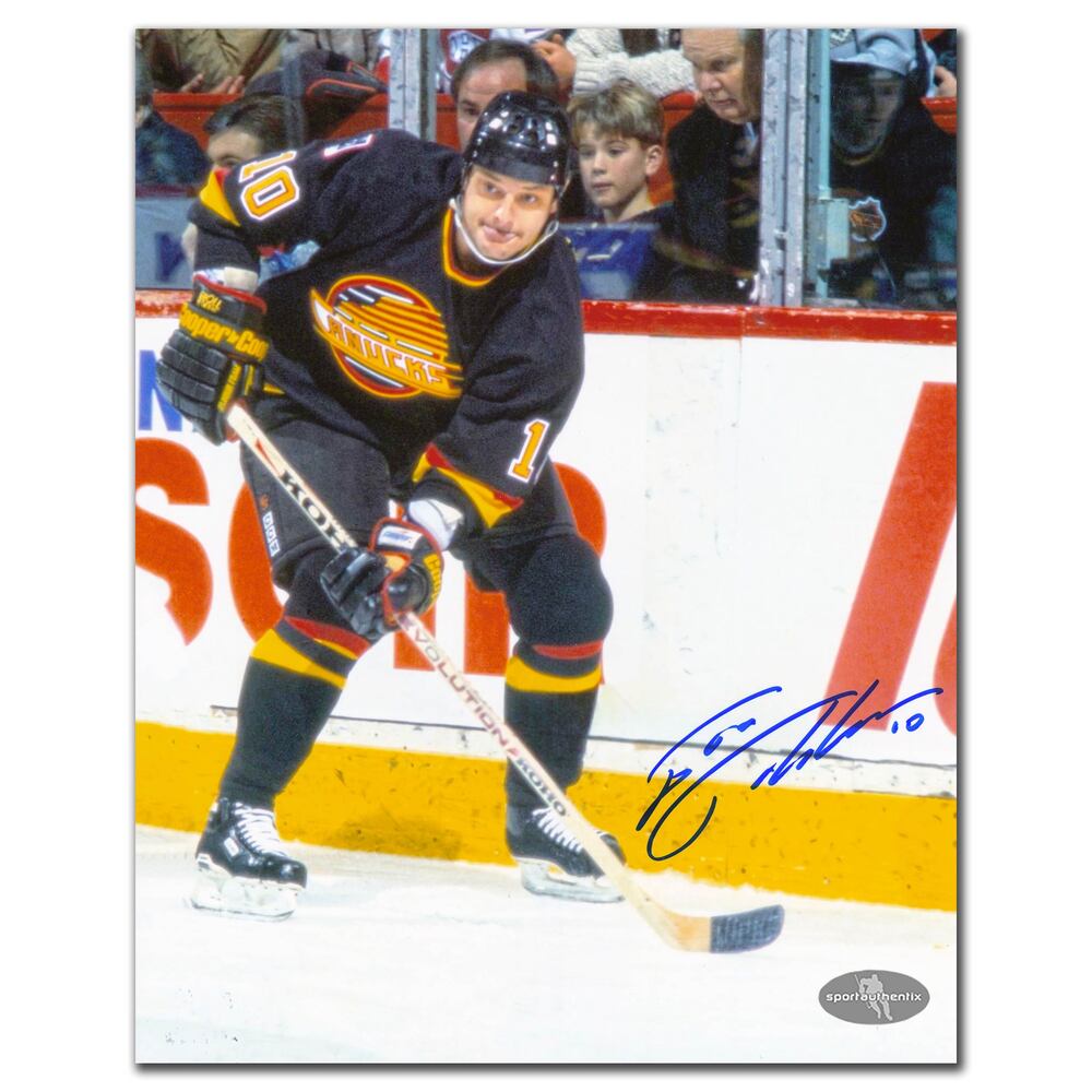 Esa Tikkanen Vancouver Canucks Autographed 8x10