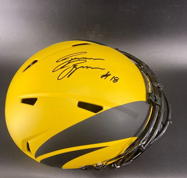 NFL - Rams Terrance Ferguson Signed Rave Replica Speed Helmet