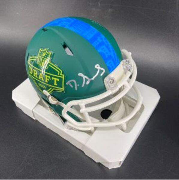 NFL - 49ers De'Zhaun Stribling Signed '26 Draft Speed Mini Helmet