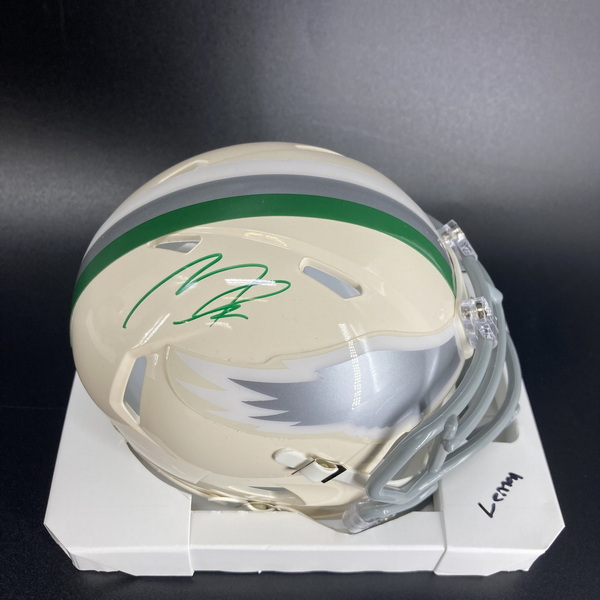 NFL - Eagles Makai Lemon Signed Retro Mini Helmet