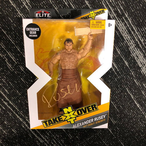 Rusev SIGNED Elite Series NXT Action Figure