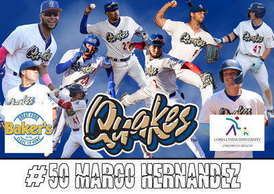 White Home Jersey Bullpen Coach #50 Marco Hernandez - Size 46