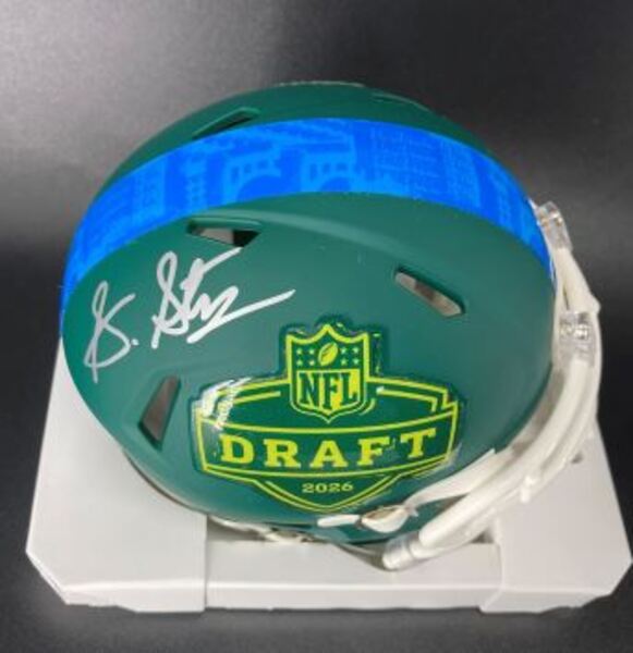 NFL - Commanders Sonny Styles Signed NFL Draft Mini Helmet
