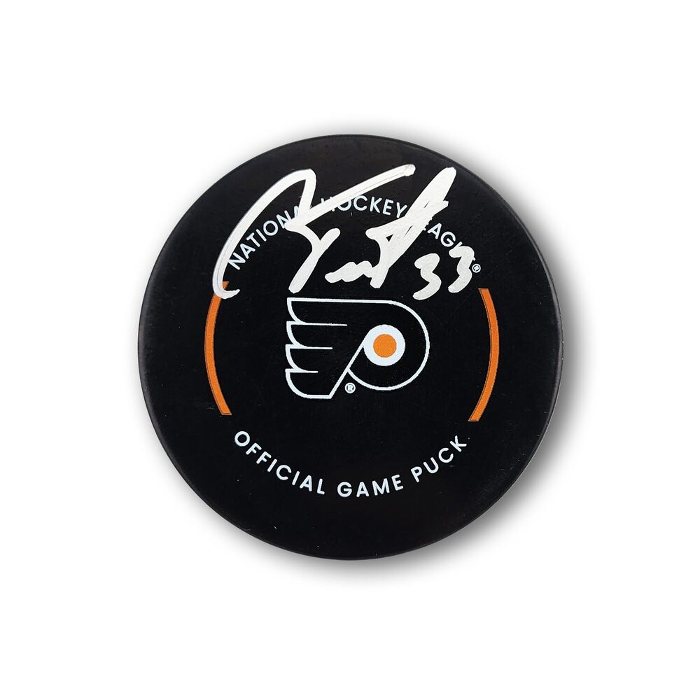 Cam Talbot Autographed Philadelphia Flyers Official Hockey Puck