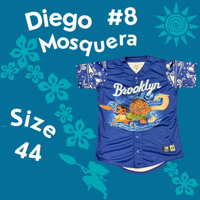 #8 Diego Mosquera Game Used Moana Jersey (Size 44)