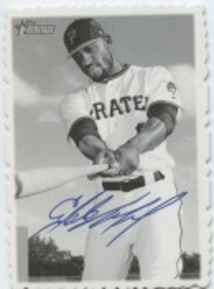 2018 Topps Heritage High Number '69 Topps Deckle Edge #25 Starling Marte