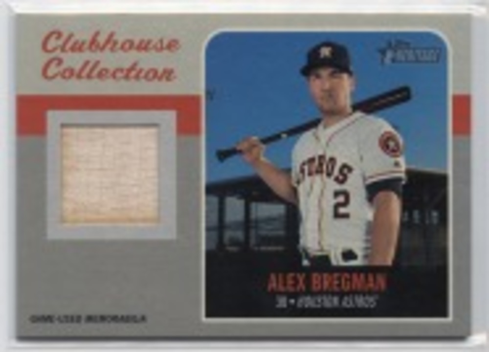 2019 Topps Heritage Clubhouse Collection Relics #ECCRABR Alex Bregman