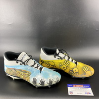 MCMC - Packers Lukas Van Ness Custom Cleats 2024 Season Size 16 Supporti...