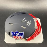 NFL - Eagles Cooper Dejean Signed Blue Shield Mini Helmet