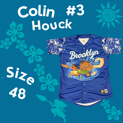 #3 Colin Houck Game Used Moana Jersey (Size 48)