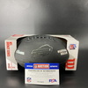 NFL - Bills Josh Allen Signed Black Football With Metallic Bills Logo