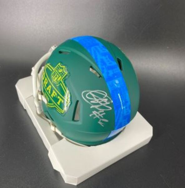 NFL - Giants Colton Hood Signed NFL Draft Mini Helmet