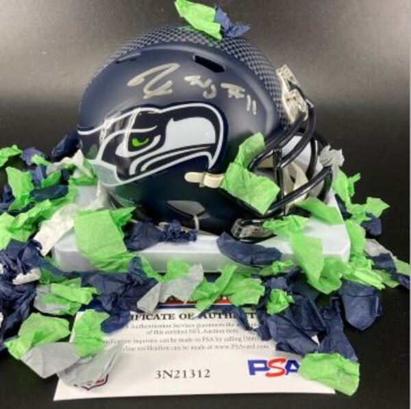 NFL- Seahawks Jaxson Smith-Njigba Signed Mini Helmet with Confetti from ...