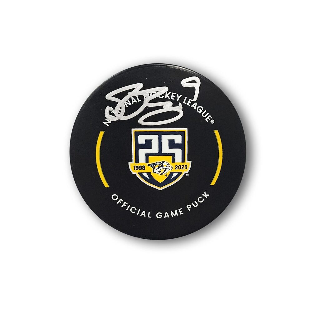 Filip Forsberg Autographed Nashville Predators Official Hockey Puck