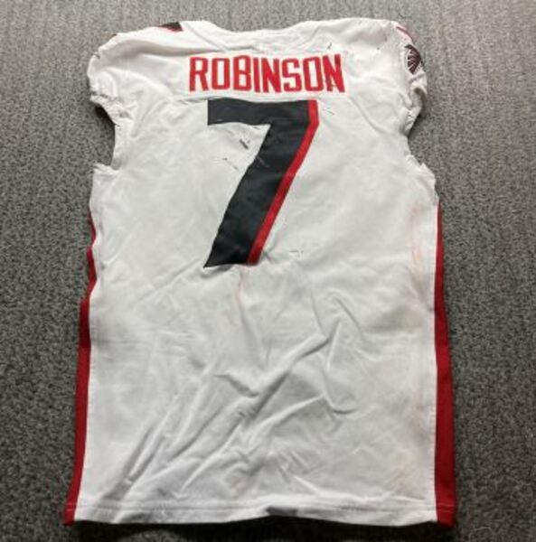 Crucial Catch - Falcons Bijan Robinson Game Worn Jersey (9/21/2025) Size...
