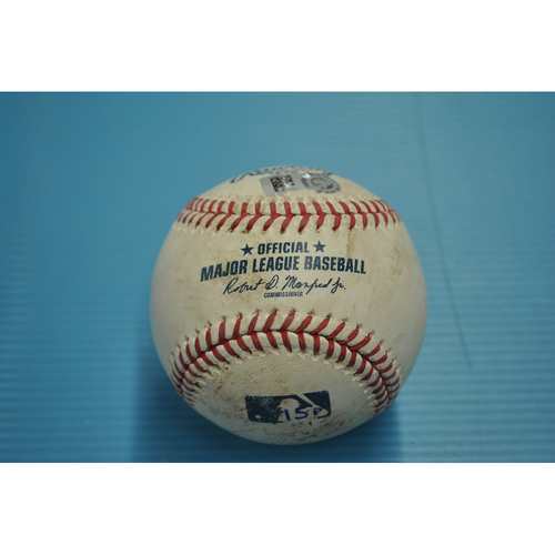 Game-Used Baseball - Pitcher - Mike Leake, Batter - Albert Pujols - Ball - Balls 1, Strikes, 0 - Top 4th - 3,000th Hit Game - 5/4/2018