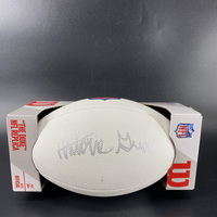 Red Cross - Lions Antoine Green Signed White Composite Football