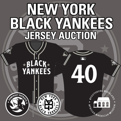Pitcher McKinley Moore #40, Size 50 Game-Worn and signed New York Black Yankees Jersey