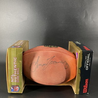 NFL - Giants Amani Toomer Signed Authentic Football