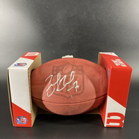 NFL - Cowboys Zach Martin Signed Authentic Football with Pro Bowl Logo