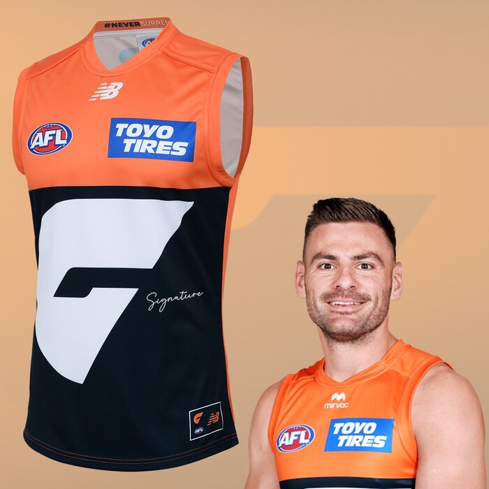 Photo of Stephen Coniglio #3 GWS GIANTS 2025 Home Player Guernsey