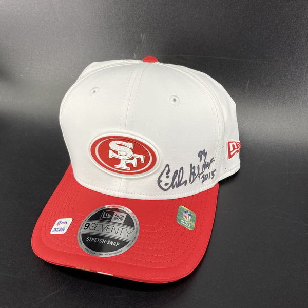 HOF - 49ers Charles Haley Signed 2025 Training Cap Hat