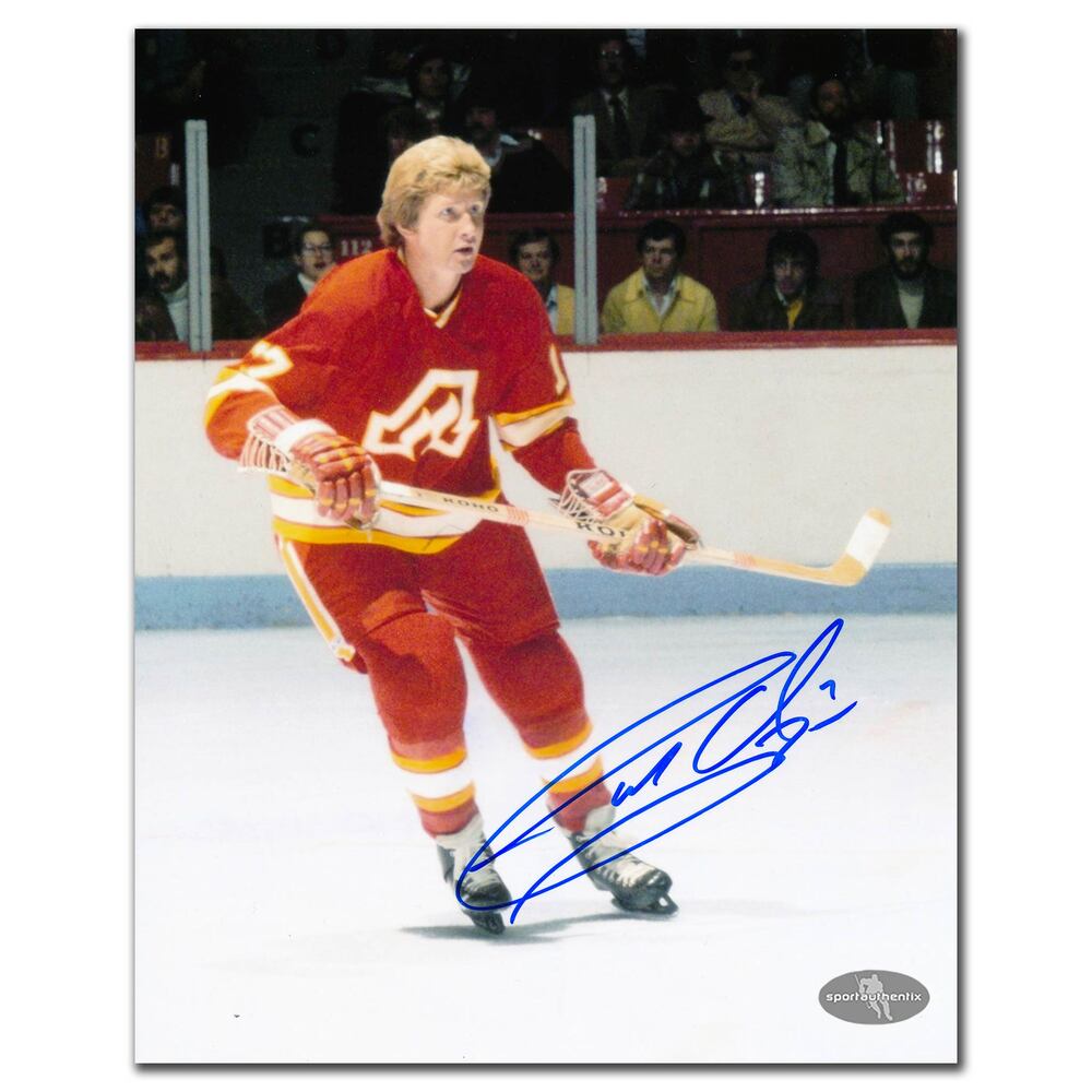 Garry Unger Atlanta Flames Autographed 8x10