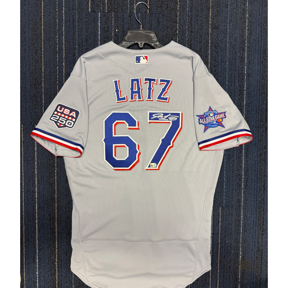 Jacob Latz 2026 Texas Rangers All-Star Game Autographed Jersey