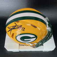 NFL - Packers Rashan Gary Signed Mini Helmet