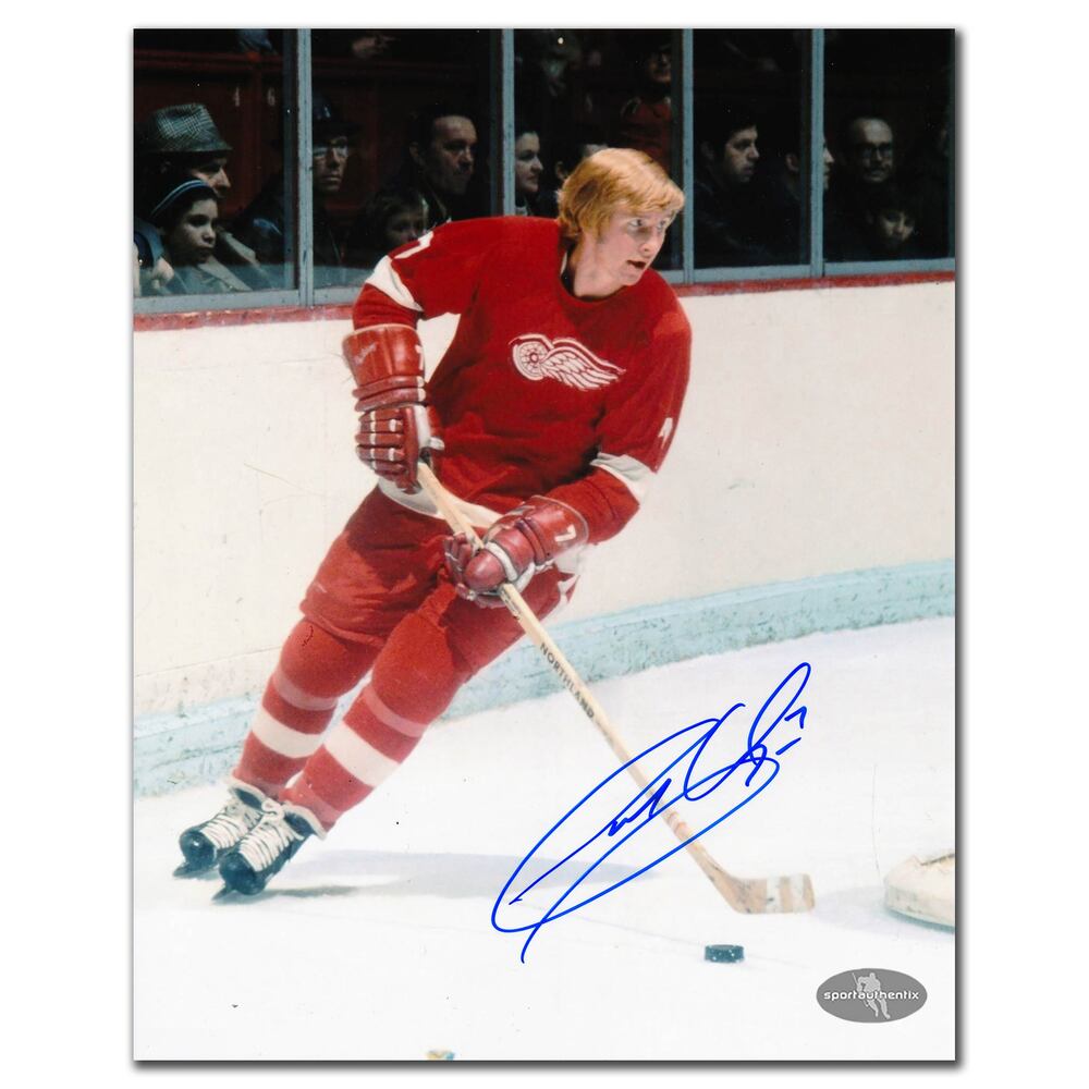 Garry Unger Detroit Red Wings Autographed 8x10