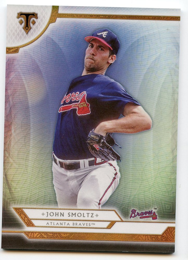 2018 Topps Triple Threads #100 John Smoltz