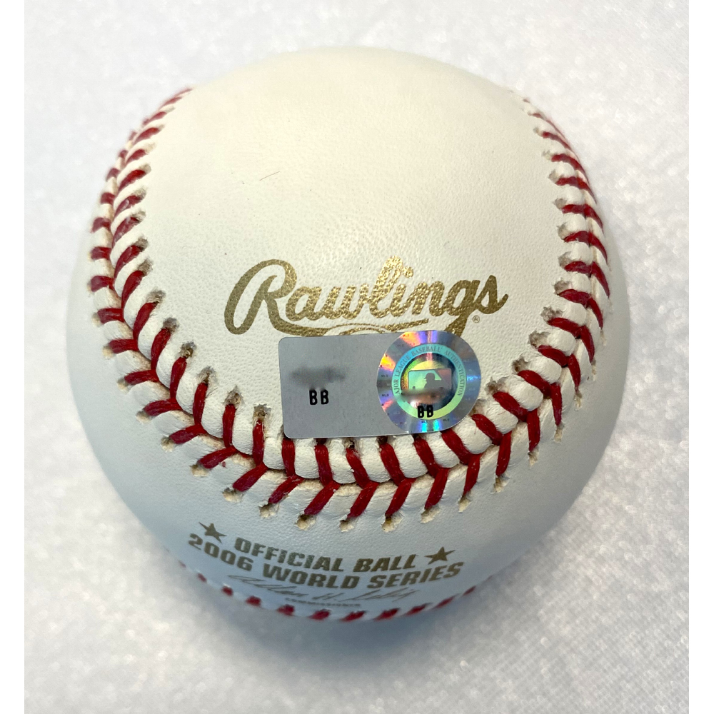 Jim Leyland Autographed Official 2006 World Series Baseball (MLB