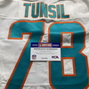 NFL - Dolphins Laremy Tunsil Game Cut Jersey Size 46