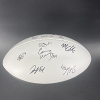 NFL - Chiefs Multi Sign Commemorative Super Bowl LIX Panel Ball Signed B...
