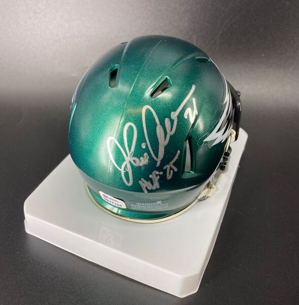 HOF - Eagles Eric Allen Signed Mini Helmet
