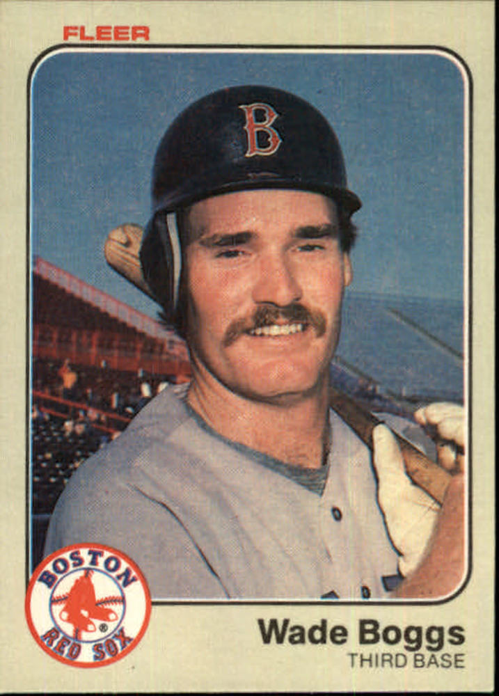 1983 Fleer #179 Wade Boggs Rookie Card -- Hall of Famer