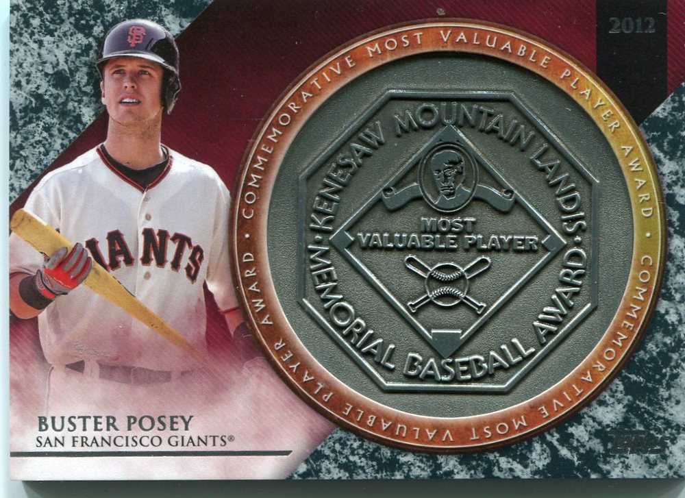 2017 Topps Update MVP Award Relics #MVPRBP Buster Posey