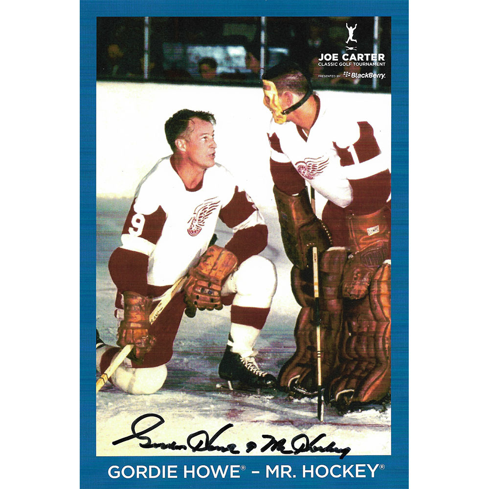 Gordie Howe Autographed 5X7 Card