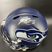 NFL - Seahawks Geno Smith Signed Replica Speed Helmet
