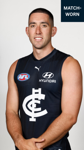 Photo of 2025 Round 19 Carlton Respects Guernsey - Jacob Weitering