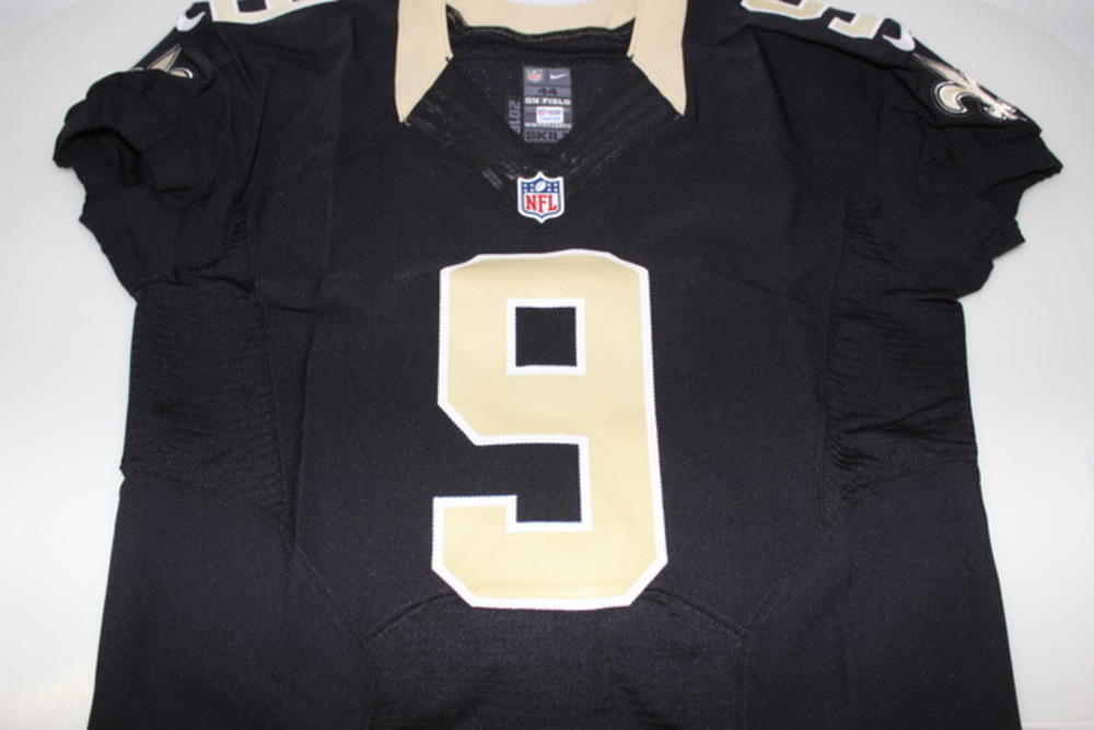 NFL Auction NFL SAINTS DREW BREES SIGNED AUTHENTIC SAINTS JERSEY