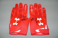 CRUCIAL CATCH - CHIEFS DEE FORD SIGNED AND GAME USED GLOVES (OCTOBER 15,...