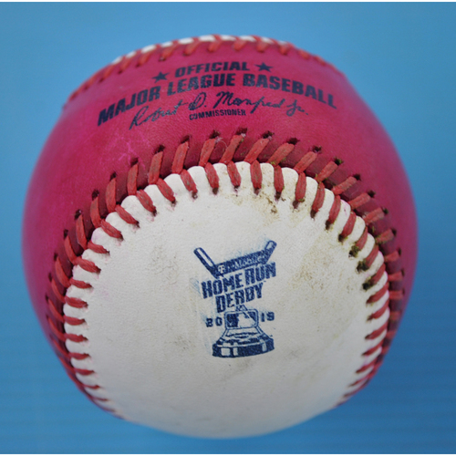 Game-Used Baseball - 2019 Home Run Derby - Matt Chapman - Round 1 - Out