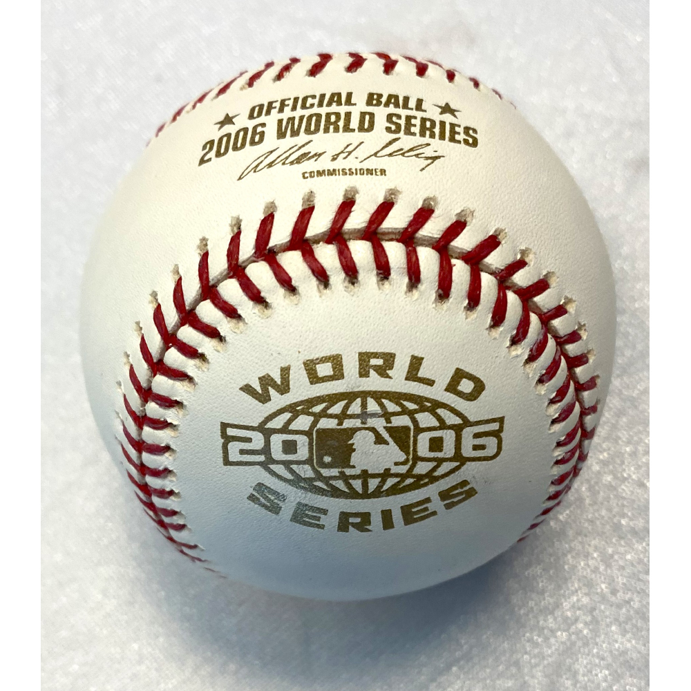 Jim Leyland Autographed Official 2006 World Series Baseball (MLB