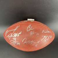 Panthers - Multi Signed Authentic STS Football With Over 15 Signatures I...