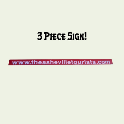 Asheville Tourists Website Sign
